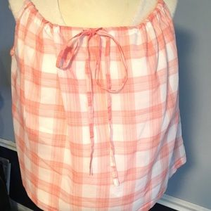 NWT Lou & Grey summer drawstring top